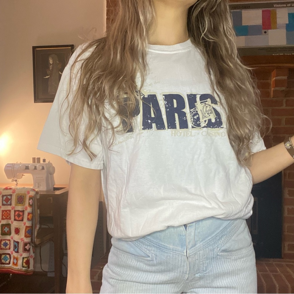 Vintage Y2K Paris Las Vegas Hotel Casino Eiffel Tower Travel Tourist Uni… - Picture 3 of 14